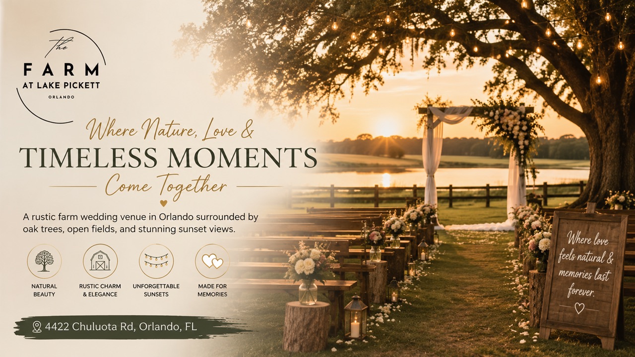 The Farm at Lake Pickett, Orlando area venue